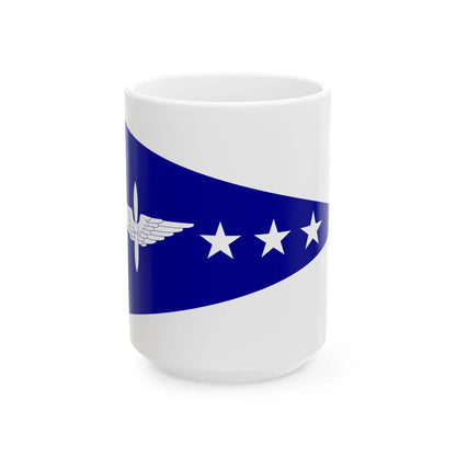 ROCAF Colonels Flag 1937 (China) White Coffee Mug 15oz - Go Mug Yourself