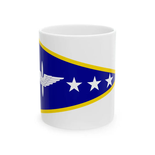 ROCAF Colonels Flag 1948 (China) White Coffee Mug 11oz - Go Mug Yourself