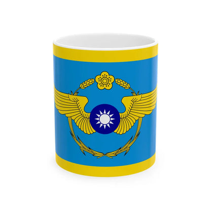 ROCAF Deputy Commander-in-Chiefs Flag 1958 (China) White Coffee Mug 11oz - Go Mug Yourself