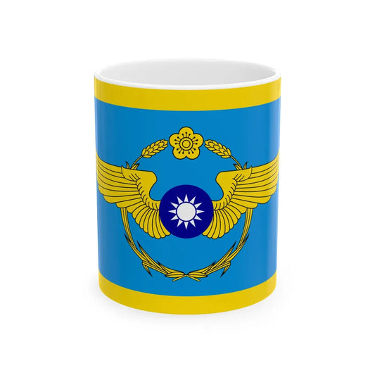 ROCAF Deputy Commander-in-Chiefs Flag 1958 (China) White Coffee Mug 11oz - Go Mug Yourself