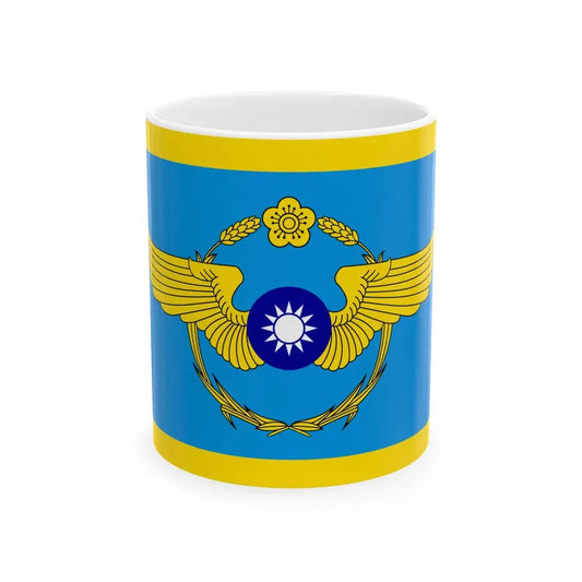 ROCAF Deputy Commander-in-Chiefs Flag 1958 (China) White Coffee Mug 11oz - Go Mug Yourself