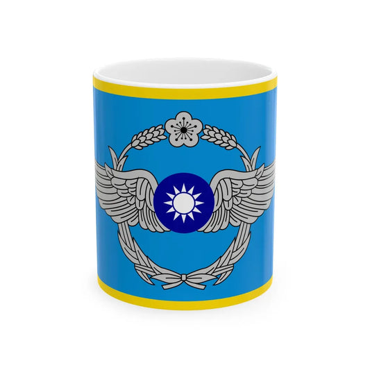 ROCAF Deputy Commander-in-Chiefs Flag (China) White Coffee Mug 11oz - Go Mug Yourself