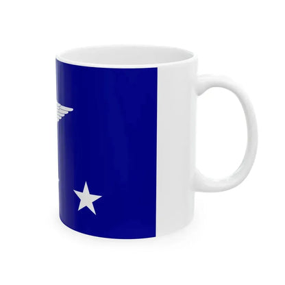 ROCAF Generals Flag 1937 (China) White Coffee Mug - Go Mug Yourself