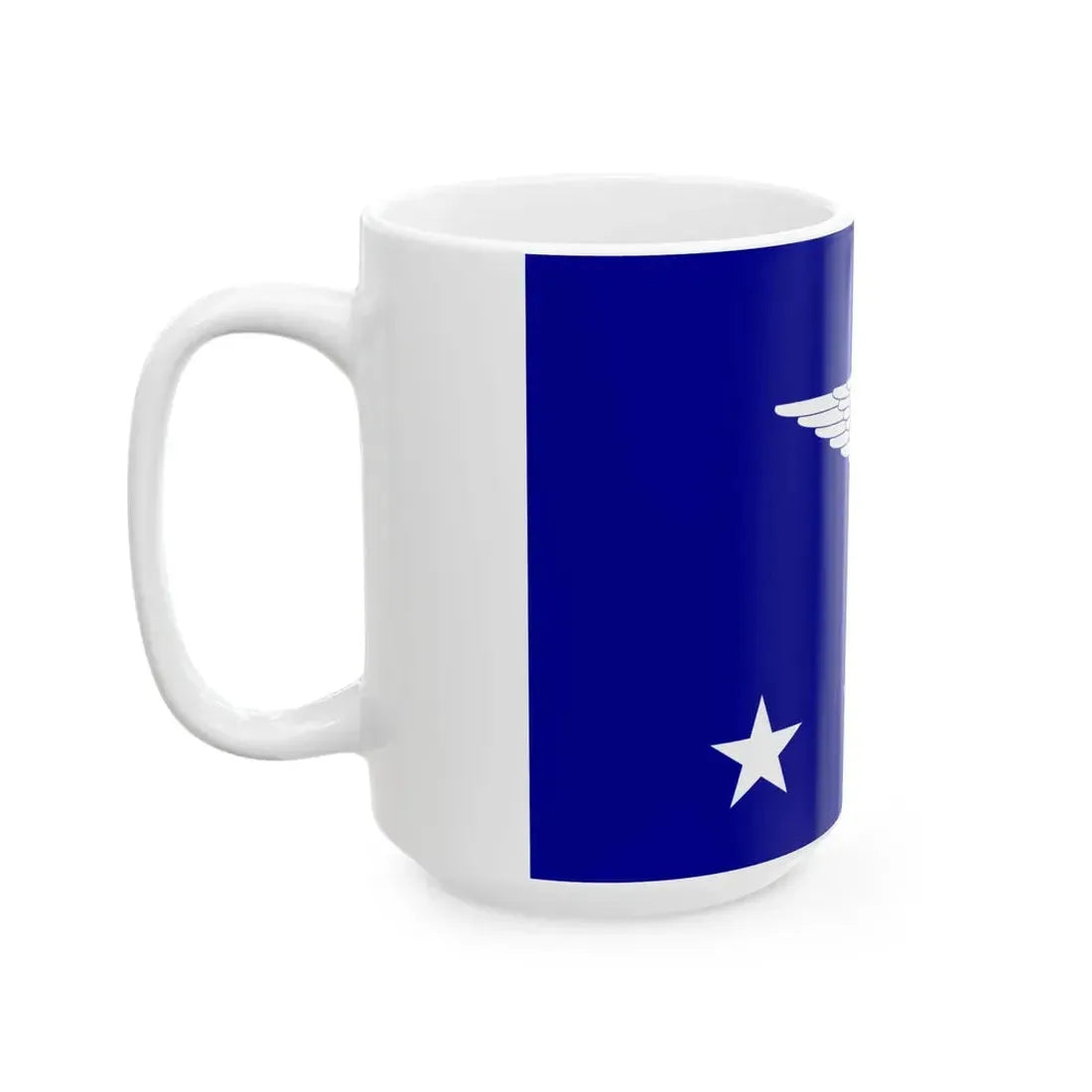 ROCAF Generals Flag 1958 (China) White Coffee Mug - Go Mug Yourself