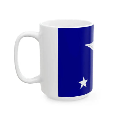 ROCAF Generals Flag 1958 (China) White Coffee Mug - Go Mug Yourself