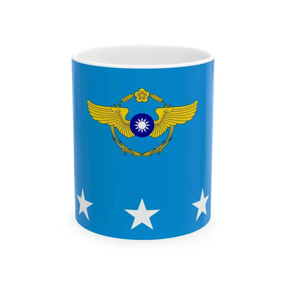 ROCAF Generals Flag 1962 (China) White Coffee Mug 11oz - Go Mug Yourself