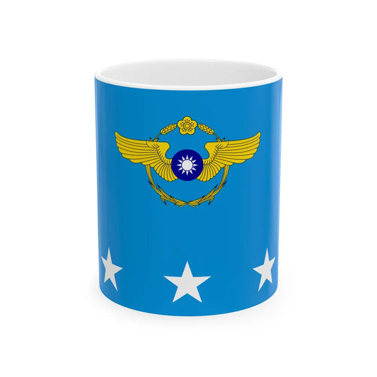 ROCAF Generals Flag 1962 (China) White Coffee Mug 11oz - Go Mug Yourself