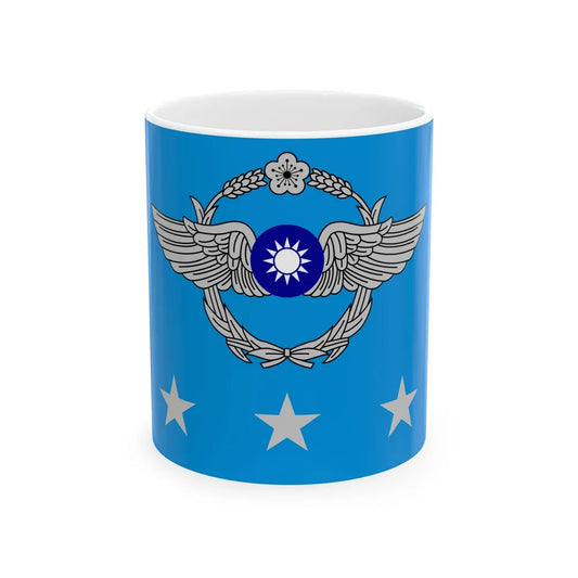 ROCAF Generals Flag (China) White Coffee Mug 11oz - Go Mug Yourself