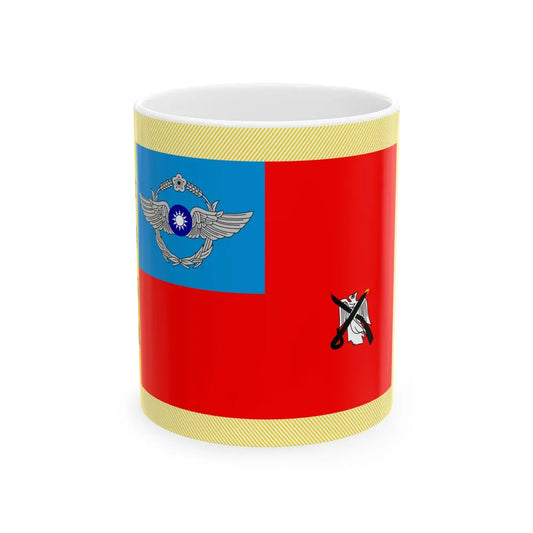 ROCAF Honor Guard Flag (China) White Coffee Mug 11oz - Go Mug Yourself