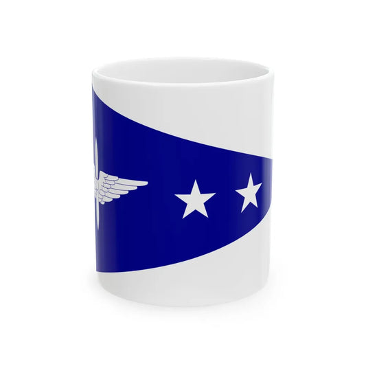 ROCAF Lieutenant Colonels Flag 1937 (China) White Coffee Mug 11oz - Go Mug Yourself