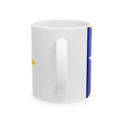 ROCAF Lieutenant Colonels Flag 1948 (China) White Coffee Mug - Go Mug Yourself
