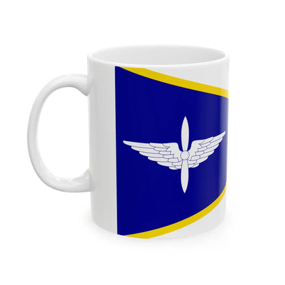ROCAF Lieutenant Colonels Flag 1948 (China) White Coffee Mug - Go Mug Yourself