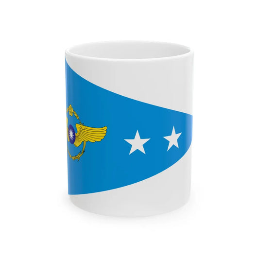 ROCAF Lieutenant Colonels Flag 1962 (China) White Coffee Mug 11oz - Go Mug Yourself
