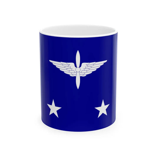 ROCAF Lieutenant Generals Flag 1937 (China) White Coffee Mug 11oz - Go Mug Yourself