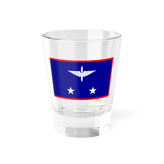 ROCAF Lieutenant Generals Flag 1948 (China) Shot Glass 1.5oz 1.5oz - Go Mug Yourself