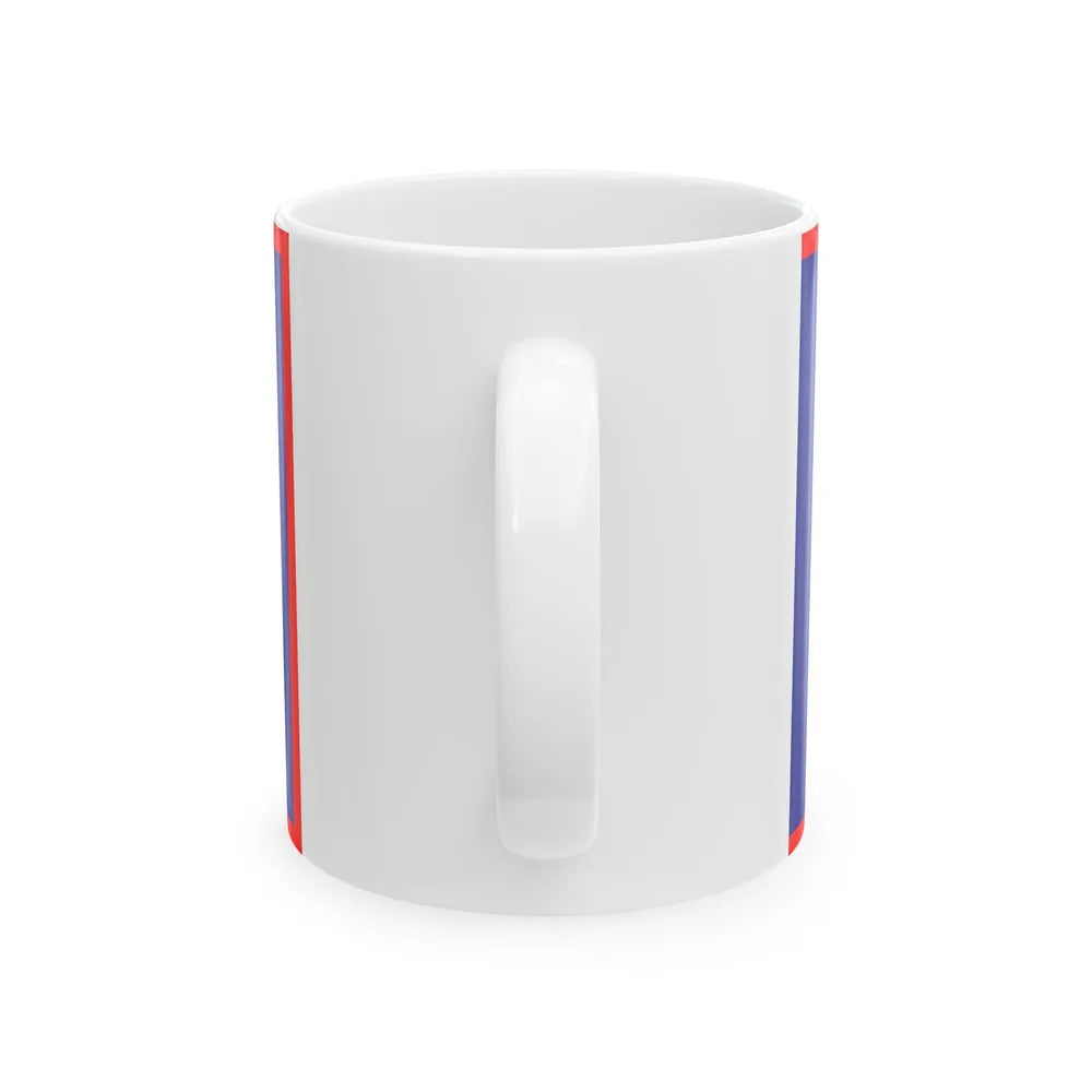 ROCAF Lieutenant Generals Flag 1948 (China) White Coffee Mug - Go Mug Yourself