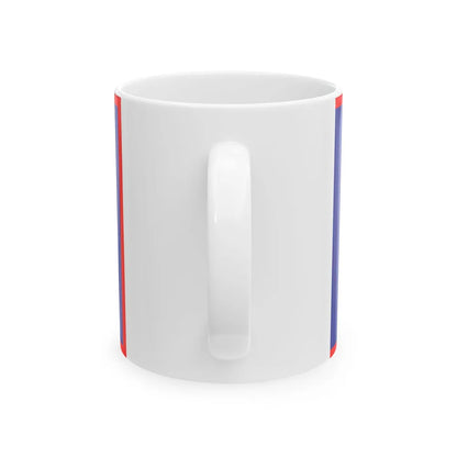 ROCAF Lieutenant Generals Flag 1948 (China) White Coffee Mug - Go Mug Yourself