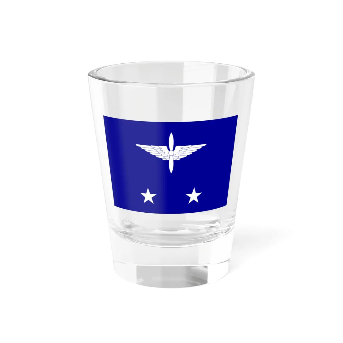 ROCAF Lieutenant Generals Flag 1958 (China) Shot Glass 1.5oz 1.5oz - Go Mug Yourself
