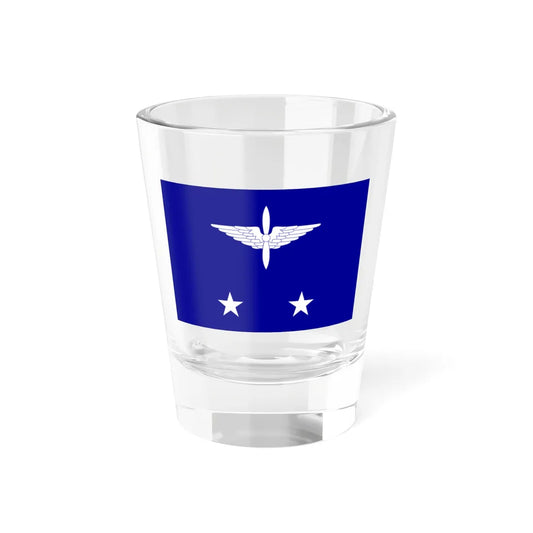 ROCAF Lieutenant Generals Flag 1958 (China) Shot Glass 1.5oz 1.5oz - Go Mug Yourself