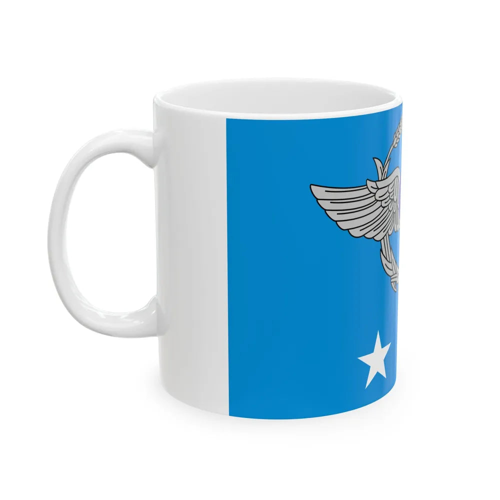 ROCAF Lieutenant Generals Flag 1981 (China) White Coffee Mug - Go Mug Yourself