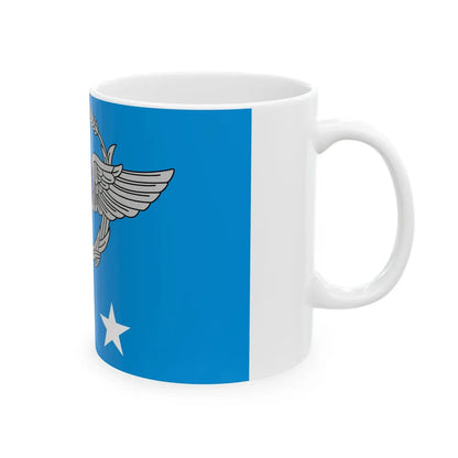 ROCAF Lieutenant Generals Flag 1981 (China) White Coffee Mug - Go Mug Yourself