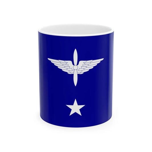 ROCAF Major Generals Flag 1937 (China) White Coffee Mug 11oz - Go Mug Yourself