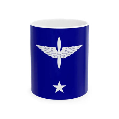 ROCAF Major Generals Flag 1958 (China) White Coffee Mug 11oz - Go Mug Yourself