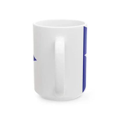 ROCAF Majors Flag 1937 (China) White Coffee Mug - Go Mug Yourself