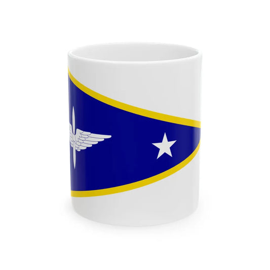 ROCAF Majors Flag 1948 (China) White Coffee Mug 11oz - Go Mug Yourself