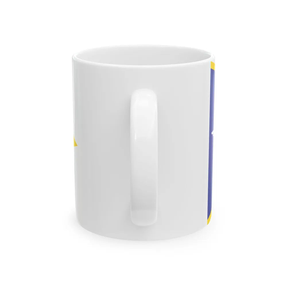 ROCAF Majors Flag 1948 (China) White Coffee Mug - Go Mug Yourself