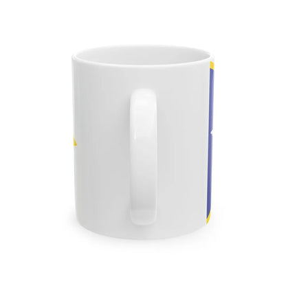 ROCAF Majors Flag 1948 (China) White Coffee Mug - Go Mug Yourself