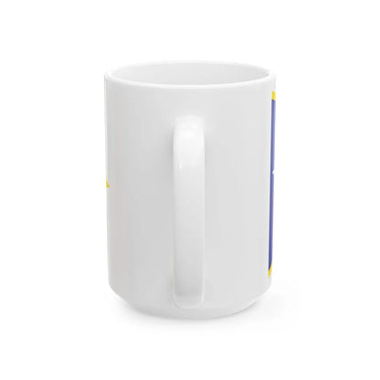 ROCAF Majors Flag 1948 (China) White Coffee Mug - Go Mug Yourself