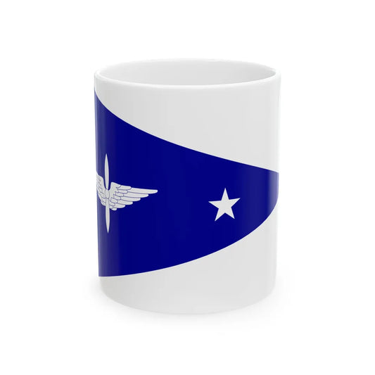 ROCAF Majors Flag 1958 (China) White Coffee Mug 11oz - Go Mug Yourself