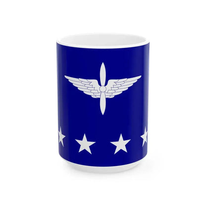 ROCAF Senior Generals Flag 1958 (China) White Coffee Mug 15oz - Go Mug Yourself