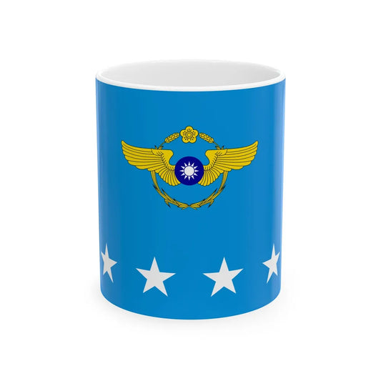 ROCAF Senior Generals Flag 1962 (China) White Coffee Mug 11oz - Go Mug Yourself