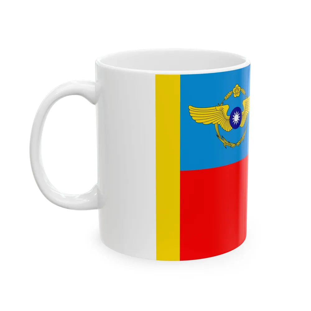 ROCAF Unit Flag 1958 (China) White Coffee Mug - Go Mug Yourself