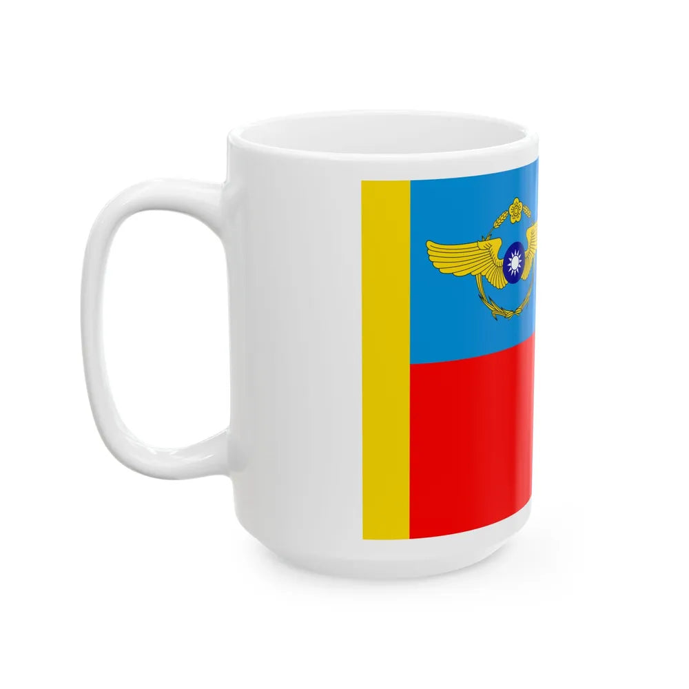 ROCAF Unit Flag 1958 (China) White Coffee Mug - Go Mug Yourself