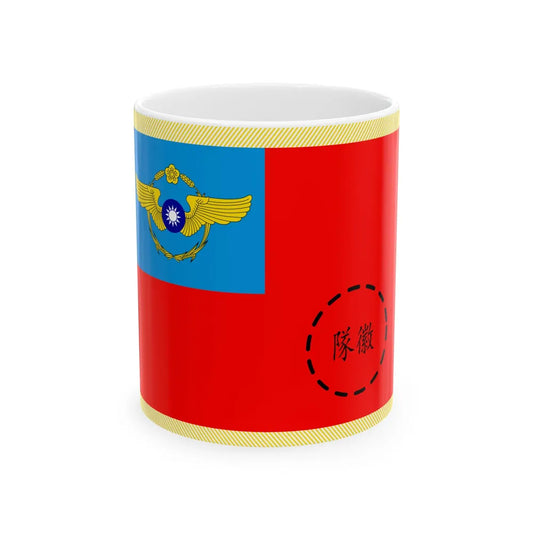 ROCAF Unit Flag 1962 (China) White Coffee Mug 11oz - Go Mug Yourself
