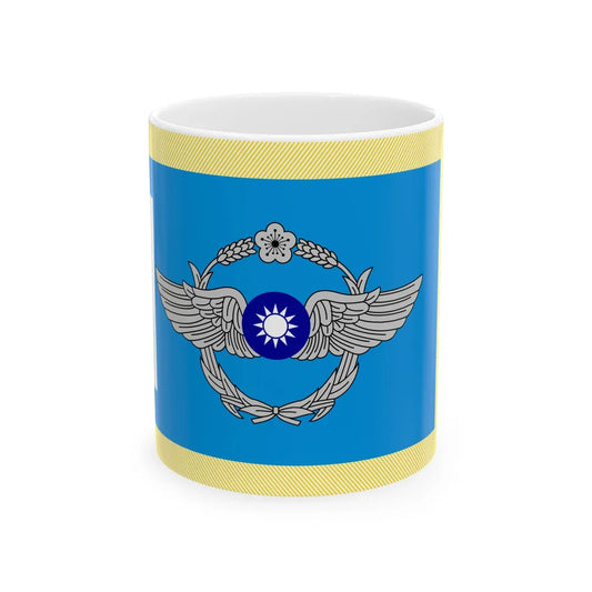 ROCAF Unit Flag (China) White Coffee Mug 11oz - Go Mug Yourself