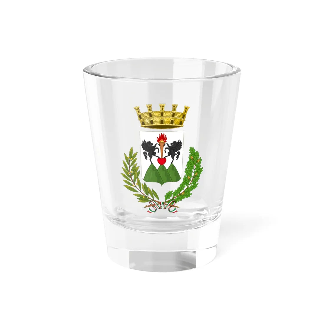 Roccarainola-Stemma (Italy) (Coat of Arms) Shot Glass 1.5oz 1.5oz - Go Mug Yourself