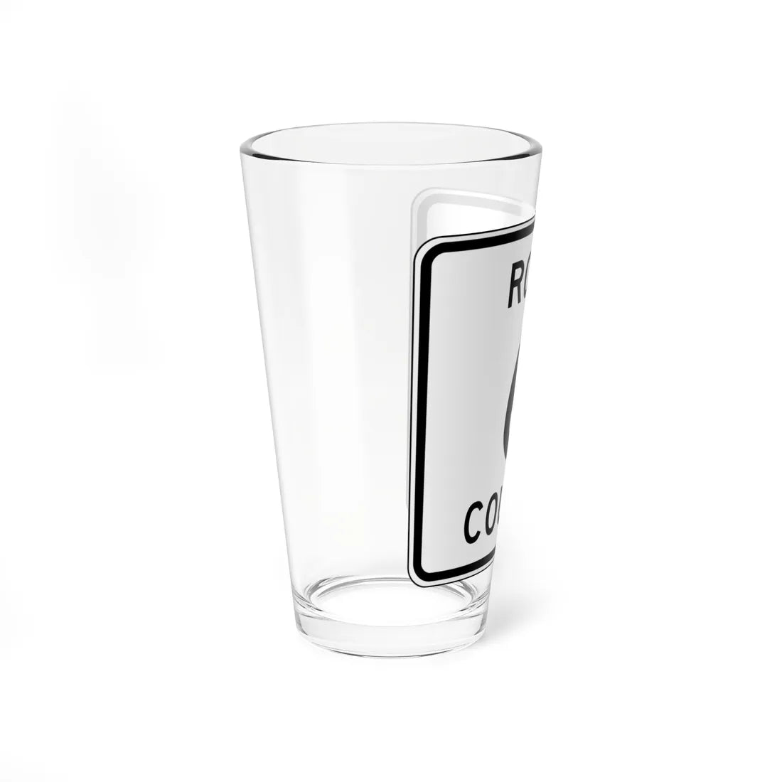 Rock County Route 6 MN (Minnesota) (Road Sign) Pint Glass 16oz - Go Mug Yourself