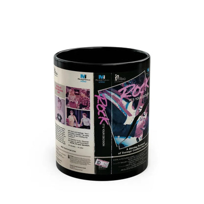 ROCK ITS YOUR DECISION (VHS COVER) - Black Coffee Mug 11oz - Go Mug Yourself