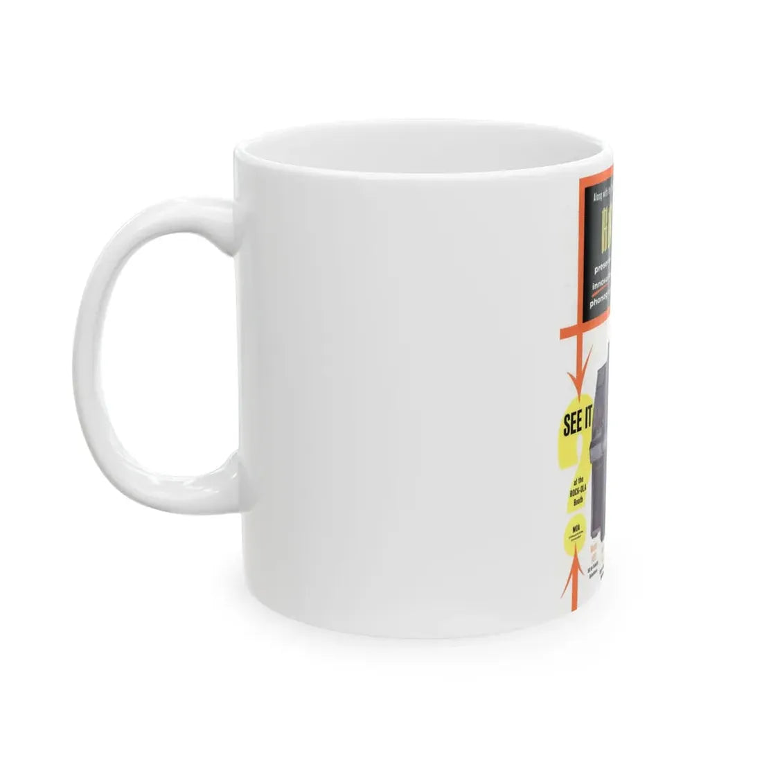 Rock-Ola 1958 (Music Poster) White Coffee Mug - Go Mug Yourself