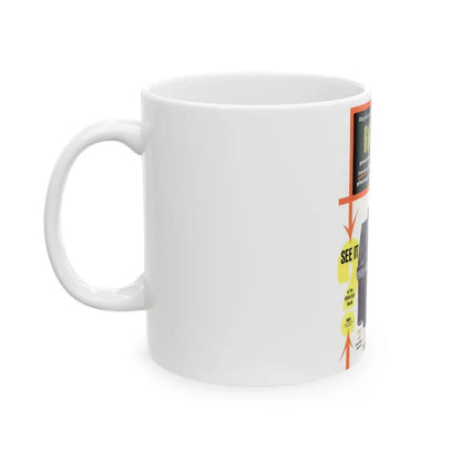 Rock-Ola 1958 (Music Poster) White Coffee Mug - Go Mug Yourself