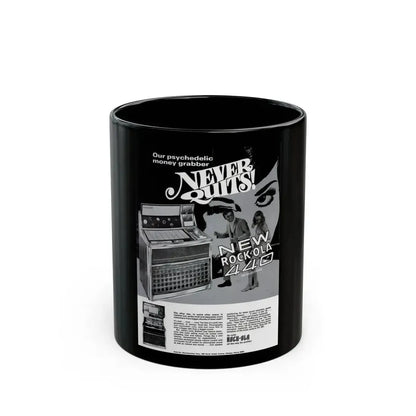 Rock-Ola 1969 (Music Poster) Black Coffee Mug 11oz - Go Mug Yourself