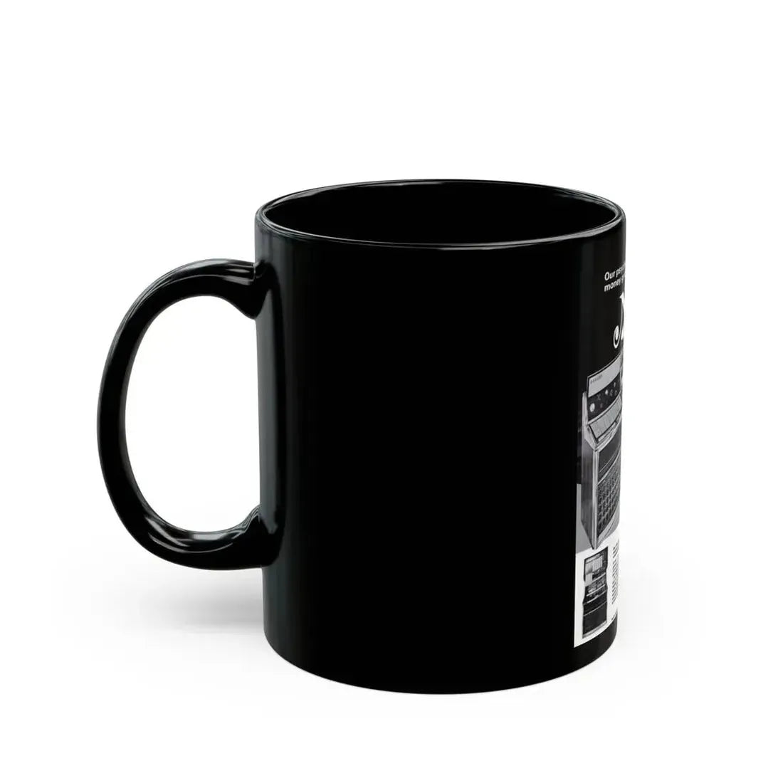 Rock-Ola 1969 (Music Poster) Black Coffee Mug - Go Mug Yourself