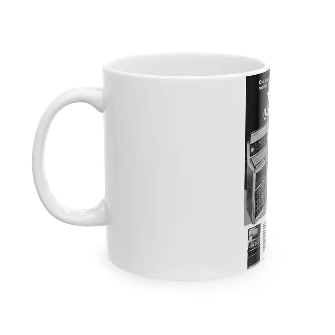 Rock-Ola 1969 (Music Poster) White Coffee Mug - Go Mug Yourself