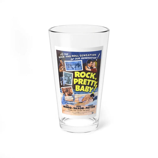 ROCK PRETTY BABY 1956 Movie Poster - Pint Glass 16oz-16oz-Go Mug Yourself