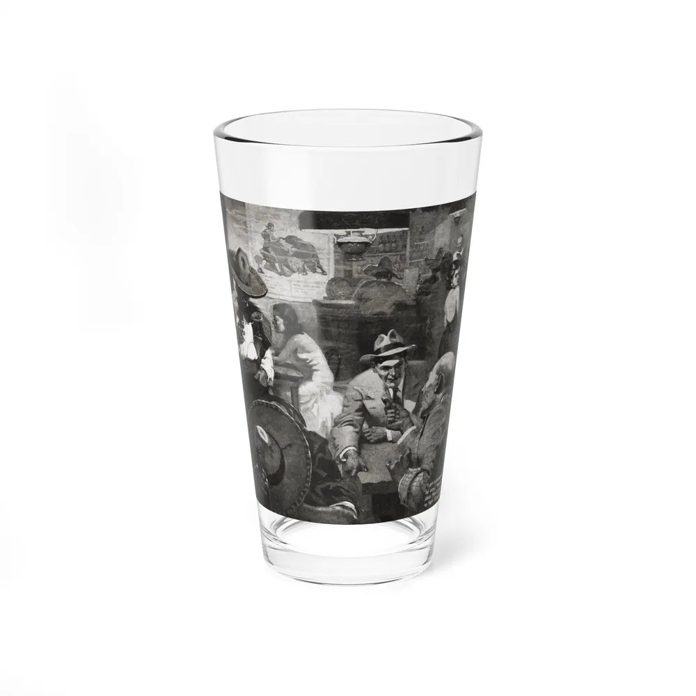 Rockaby Brady, Liberty magazine, December 10, 1938 (Magazine Illustration) Pint Glass 16oz-16oz-Go Mug Yourself