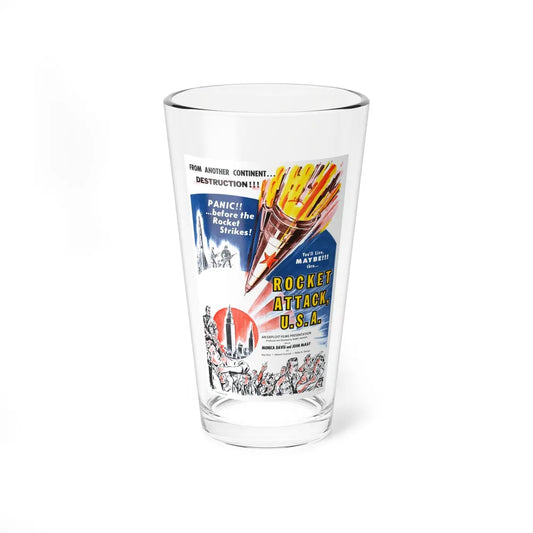 ROCKET ATTACK USA 1958 Movie Poster - Pint Glass 16oz-16oz-Go Mug Yourself